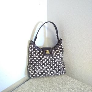 Kate Spade NY Canvas Pebbled Leather Bag